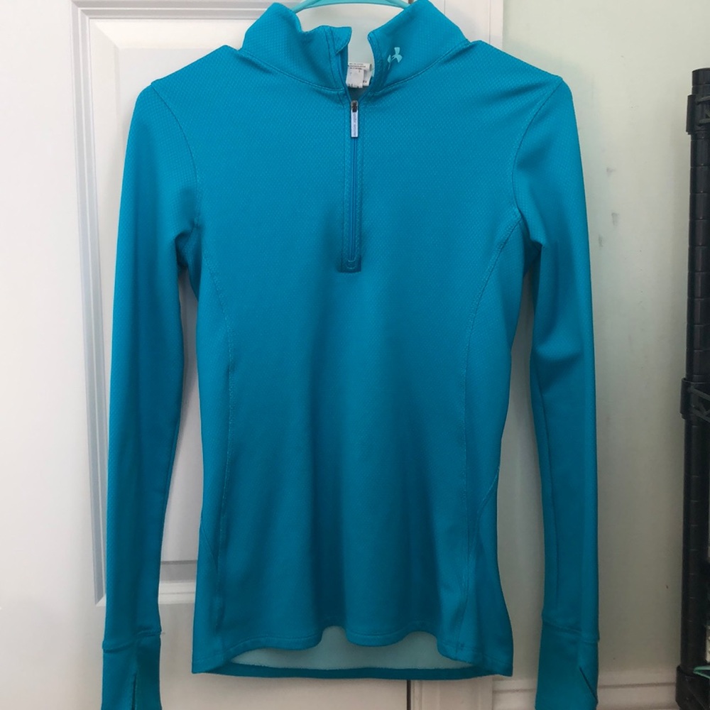 EUC Under Armor Fitted XS Blue Sweatshirt